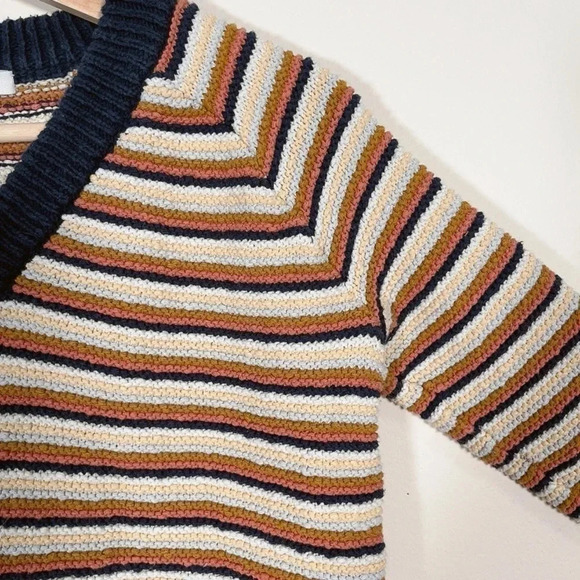 Madewell V-neck Multicolor  Striped Sweaters - Picture 7 of 13
